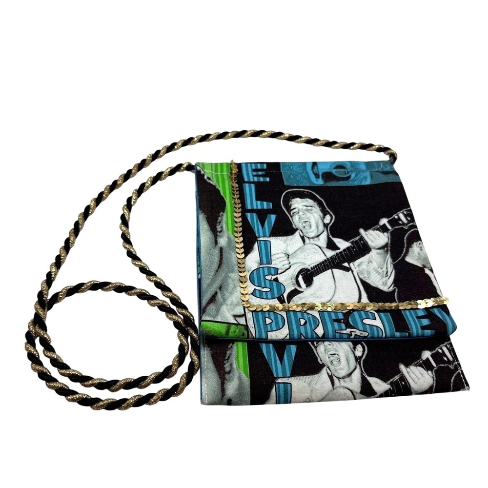 Bagappaloza Elvis Presley Crossbody Bag Handmade Novelty Purse